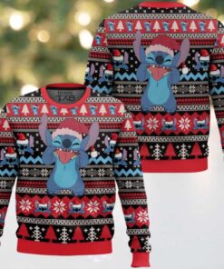 Stitch Santa Lilo And Stitch Ugly Christmas Sweater Stitch Santa Lilo And Stitch Ugly Christmas Sweater