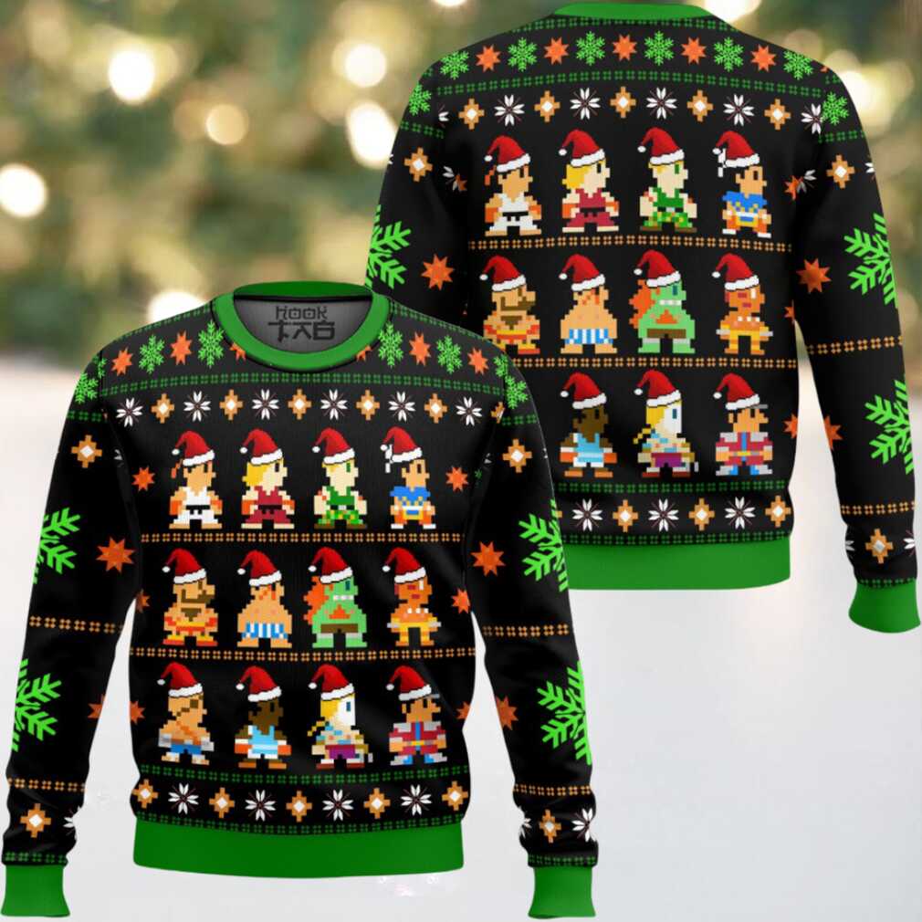 Street Fighter Classic Collection Ugly Christmas Sweater Street Fighter Classic Collection Ugly Christmas Sweater