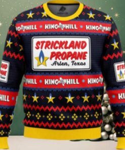 Strickland Propane Arlen Texas King of The Hill Ugly Christmas Sweater