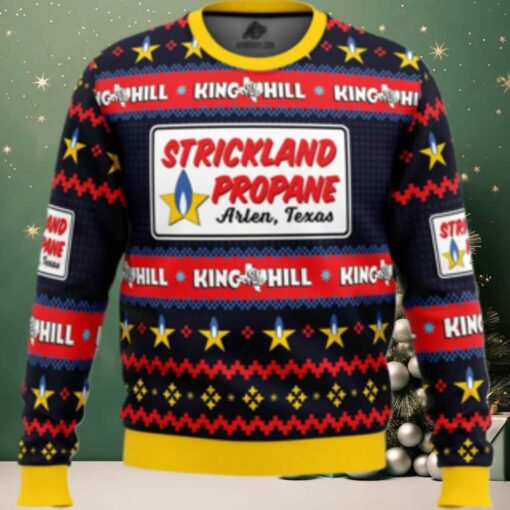 Strickland Propane Arlen Texas King of The Hill Ugly Christmas Sweater