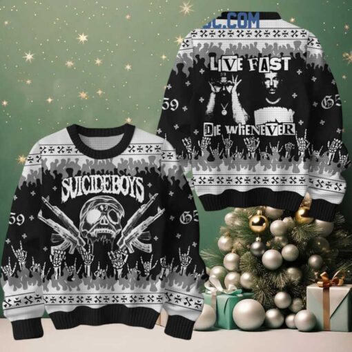 Suicideboys Live Fast Die Whenever Ugly Sweater