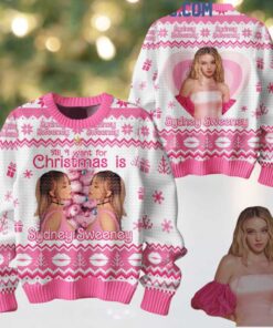 Sydney Sweeney All I Want For Christmas 2024 Sydney Sweeney Ugly Sweater