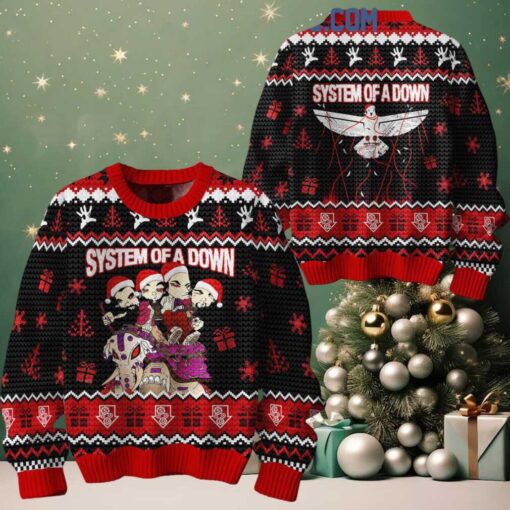 System Of A Down Merry 2024 Christmas Ugly Sweater