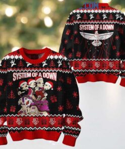 System Of A Down Merry 2024 Christmas Ugly Sweater