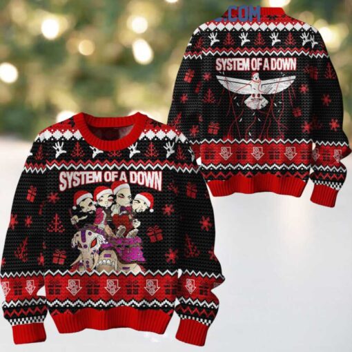 System Of A Down Merry 2024 Christmas Ugly Sweater