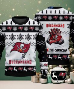 Tampa Bay Buccaneers Fire The Cannons Christmas Ugly Sweater