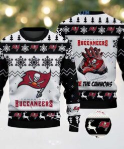Tampa Bay Buccaneers Fire The Cannons Christmas Ugly Sweater