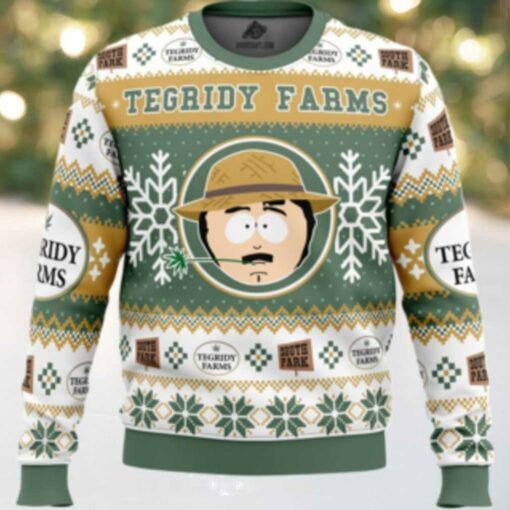 Tegridy Farms South Park Ugly Christmas Sweater