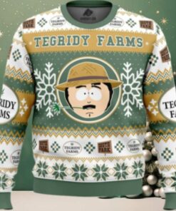Tegridy Farms South Park Ugly Christmas Sweater