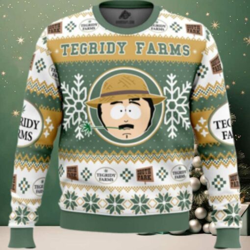 Tegridy Farms South Park Ugly Christmas Sweater
