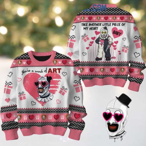 Terrifier Take Another Little Piece Of My Heart 2025 Ugly Sweater