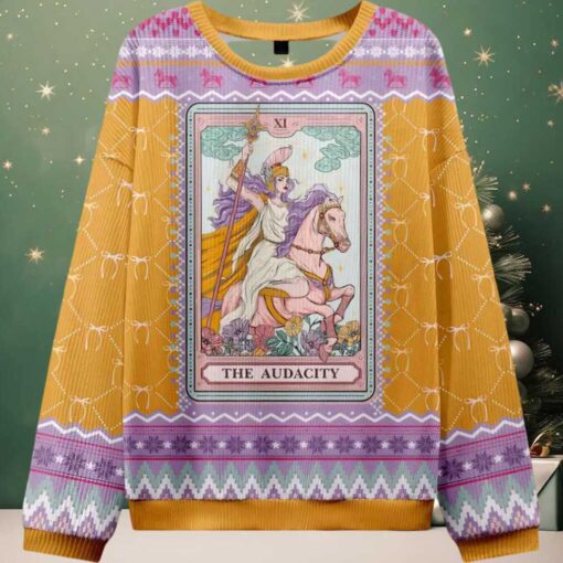 The Audacity Tarot Card Ugly Christmas Sweater