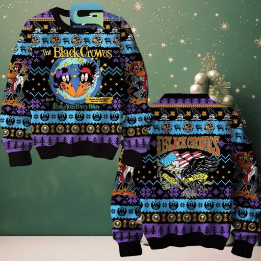 The Black Crowes A Morica Or Bust Christmas 2024 Ugly Sweater