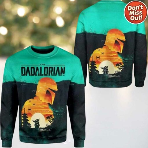 The Dadalorian This Is The Way Ugly Sweater 2025