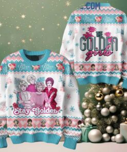 The Golden Girls Stay Golden Merry 2024 Christmas Ugly Sweater