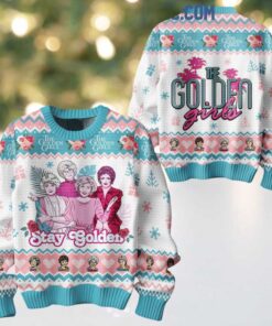 The Golden Girls Stay Golden Merry 2024 Christmas Ugly Sweater