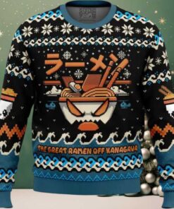 The Great Ramen Off Kanagawa Ramen Ugly Christmas Sweater