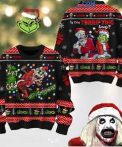 The Grinch Is This Terrifying Everyday Merry 2024 Christmas Ugly Sweater