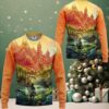 2025 Santa Trump Is Coming To Town Christmas Ugly Sweater