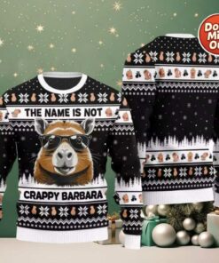 The Name Is Not Crappy Barbara Ugly Christmas Sweater