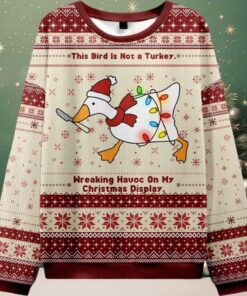 This Bird Is Not A Turkey Ugly Christmas Sweater This Bird Is Not A Turkey Ugly Christmas Sweater