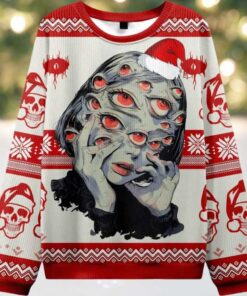 Thousand Eyes Gaze Ugly Christmas Sweater