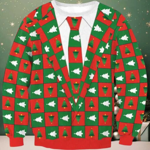 Tree Suit Ugly Christmas Sweater