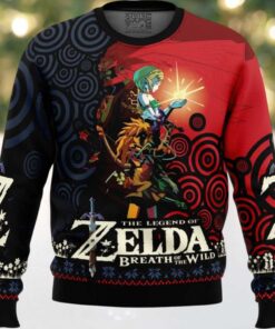 Triforce Zelda Ugly Christmas Sweater _ Anime Ape