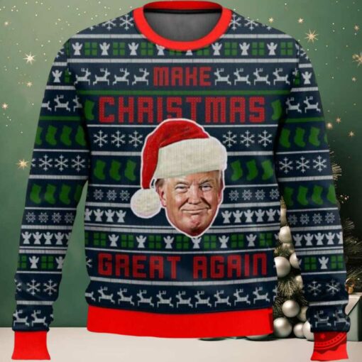 Trump Make Christmas Great Again Ugly Christmas Sweater