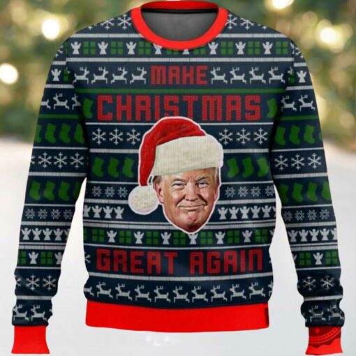 Trump Make Christmas Great Again Ugly Christmas Sweater
