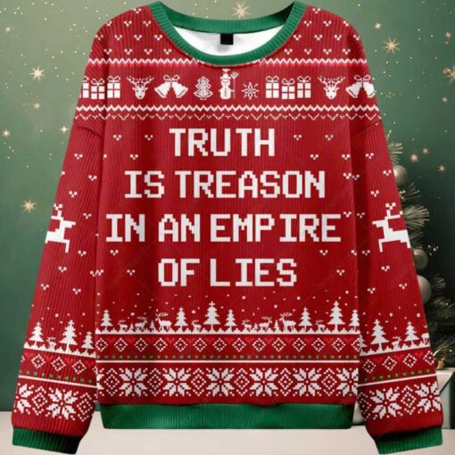 Truth Is Treason Ugly Christmas Sweater