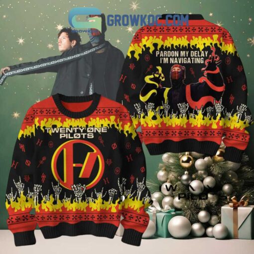 Twenty One Pilots Pardon My Delay I’m Navigating Ugly Sweater