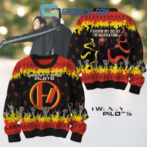 Twenty One Pilots Pardon My Delay I’m Navigating Ugly Sweater