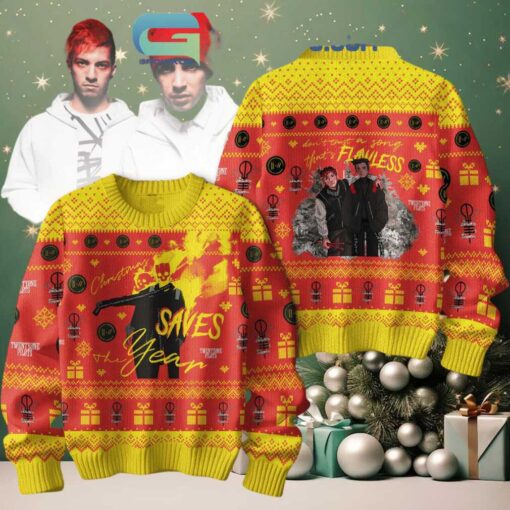 Twenty One Pilots Saves Year Flawless Christmas Ugly Sweater