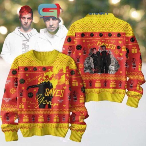 Twenty One Pilots Saves Year Flawless Christmas Ugly Sweater