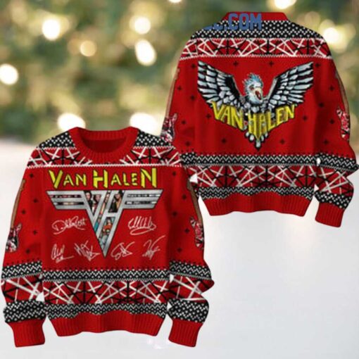 Van Halen Is All I Want For Christmas Holidays Ugly Sweater