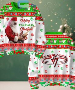 Van Halen Merry Van Halen Christmas Happy Holidays Ugly Sweater