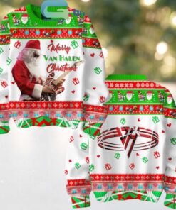 Van Halen Merry Van Halen Christmas Happy Holidays Ugly Sweater