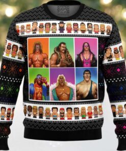 WWF Wrestling Legends Ugly Christmas Sweater