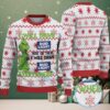 Navy Blue Red White Snowflake Diamond Pattern Naruto Hinata Ugly Christmas Sweater