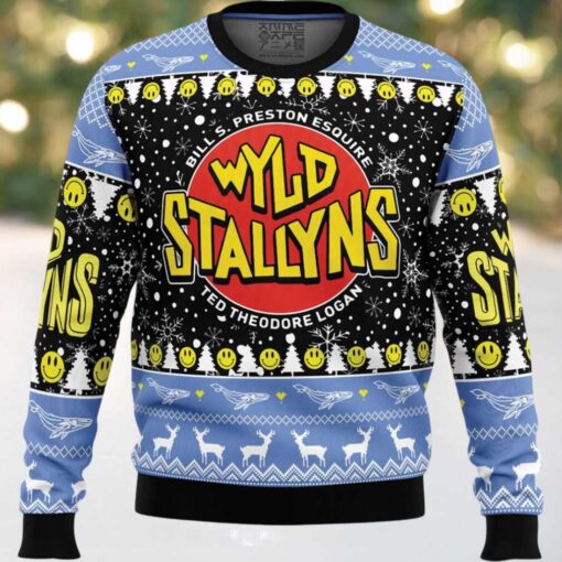 Wyld Stallyns Bill & Ted’s Excellent Adventure Ugly Christmas Sweater