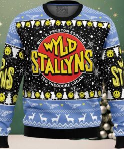 Wyld Stallyns Bill & Ted's Excellent Adventure Ugly Christmas Sweater