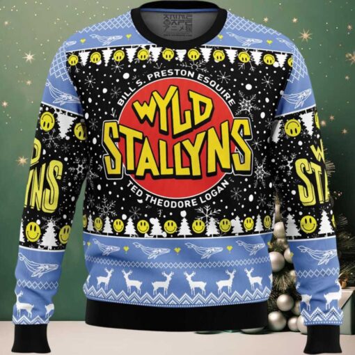 Wyld Stallyns Bill & Ted’s Excellent Adventure Ugly Christmas Sweater