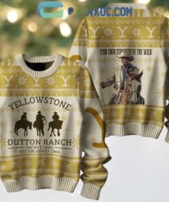 Yellowstone Find Your Strength In The Wild Christmas Ugly Sweater