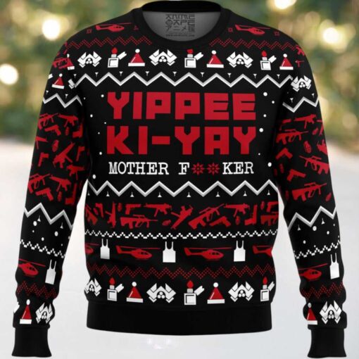 Yippe Ki Yay Die Hard Ugly Christmas Sweater