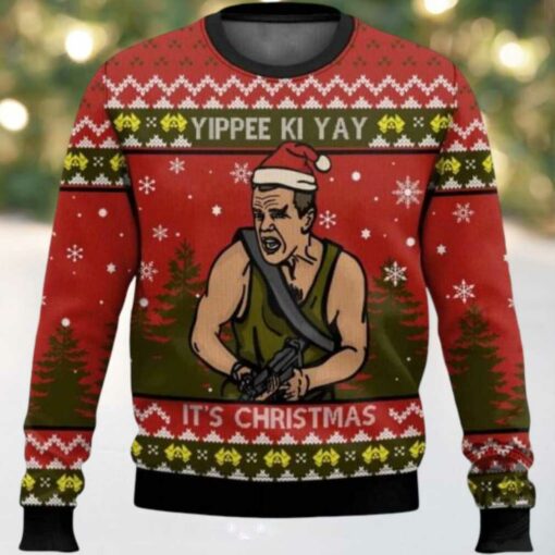 Yippee Ki Yay Its Christmas Die Hard Ugly Sweater