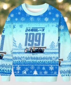 24 hour Racing Japanese Christmas Ugly Sweatshirt