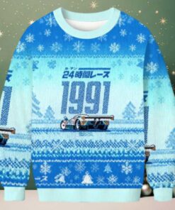 24 hour Racing Japanese Christmas Ugly Sweatshirt