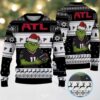 Frogs on Tandem Bicycle Ugly Christmas Sweater