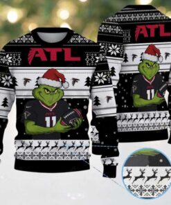 Atlanta Falcons Grinch Christmas Ugly Sweater Atlanta Falcons Grinch Christmas Ugly Sweater